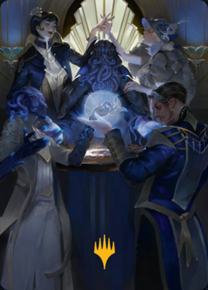 Tarjeta de arte Obscura Ascendancy (firma estampada en oro) [Streets of New Capenna Art Series] 