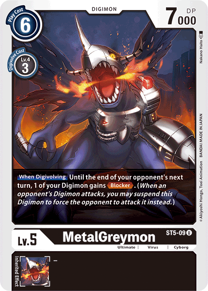 MetalGreymon [ST5-09] [Cubierta inicial: Machine Black] 