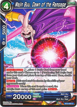 Majin Buu, El amanecer del alboroto (BT3-050) [Mundos cruzados] 
