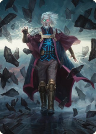 Urza, tarjeta artística de Planeswalker [Serie de arte bélico de los hermanos] 