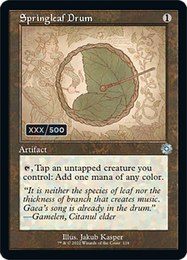 Springleaf Drum (Esquema retro) (Serializado) [Artefactos retro de la guerra de los hermanos] 