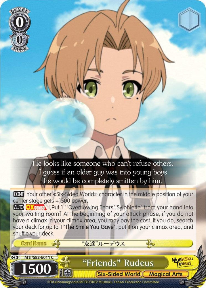 "Friends" Rudeus (MTI/S83-E011 C) [Mushoku Tensei: Jobless Reincarnation] - Blue Jay's Cauldron