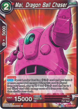 Mai, Dragon Ball Chaser (BT10-024) [El ascenso del guerrero al unísono] 
