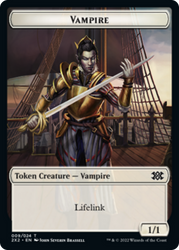 Saproling // Ficha de doble cara de vampiro [Fichas Double Masters 2022] 