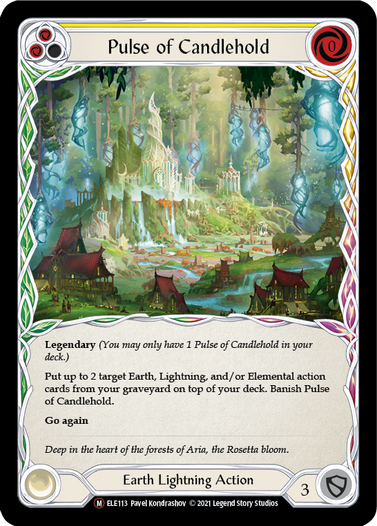 Pulse of Candlehold [U-ELE113] (Tales of Aria Unlimited) Lámina arcoíris ilimitada 