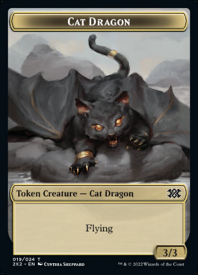 Cat Dragon // Ficha de doble cara Eldrazi Scion [Fichas Double Masters 2022] 