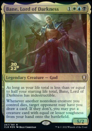 Bane, Señor de las Tinieblas [Promociones de presentación de Commander Legends: Battle for Baldur's Gate] 