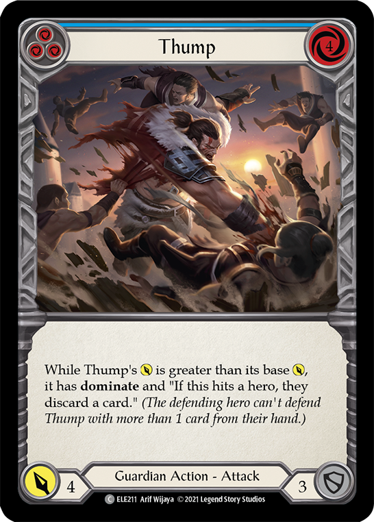 Thump (Azul) [ELE211] (Tales of Aria) 1.ª edición Rainbow Foil 