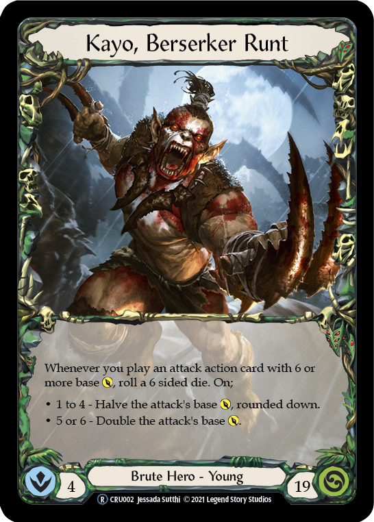 Kayo, Berserker Runt [U-CRU002] (Crucible of War Unlimited) Ilimitado Normal 