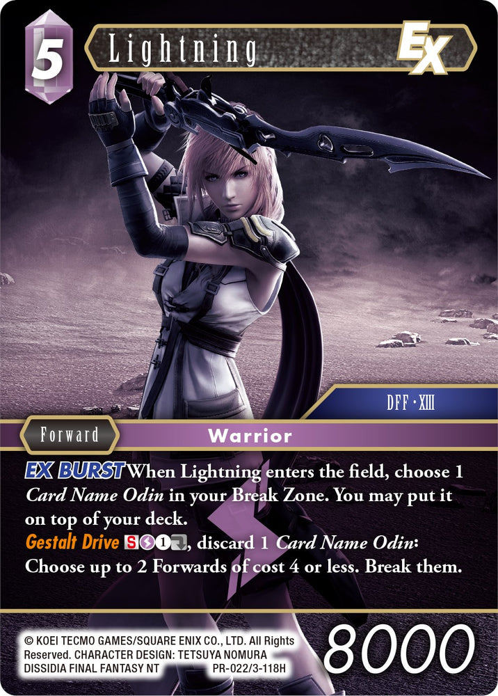 Lightning EX [Tarjetas promocionales Opus III] 