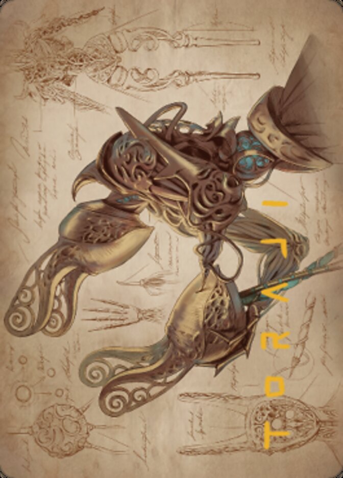 Tarjeta de arte para autoensamblador (firma estampada en oro) [Serie de arte de guerra de los hermanos] 
