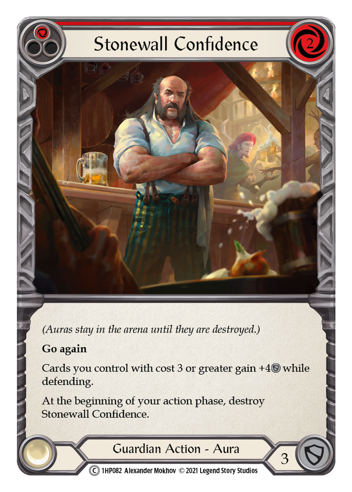 Confianza de Stonewall (rojo) [1HP082] (Paquete de historia 1) 