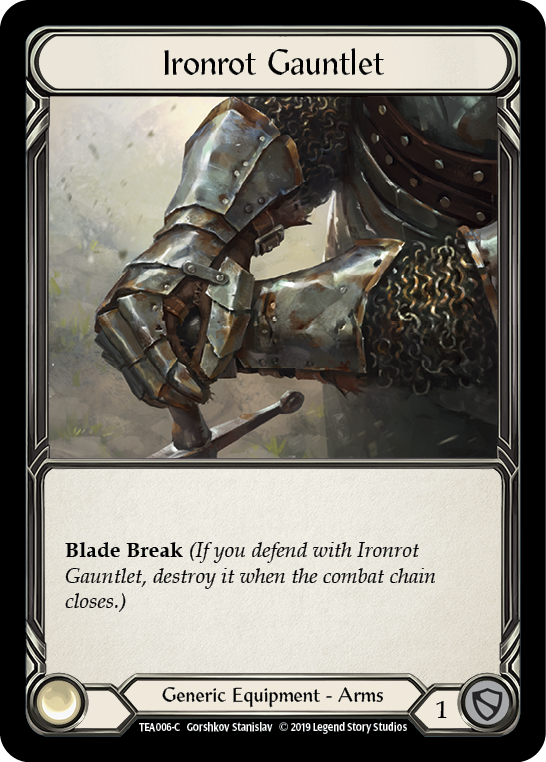Ironrot Gauntlet [TEA006-C] (Dorinthea Hero Deck) 1.ª edición Normal 