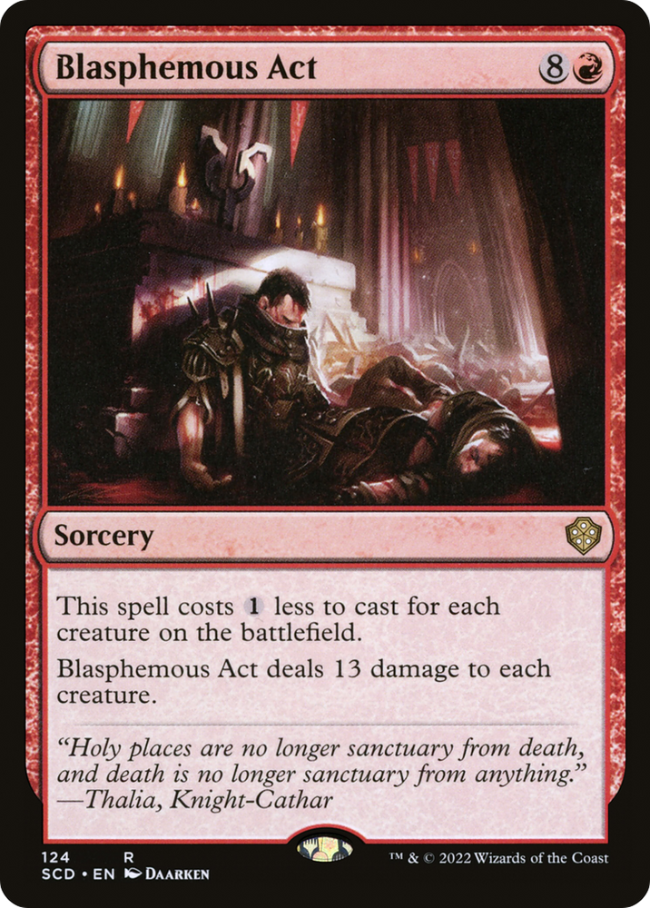 Acto Blasfemo [Mazos Starter Commander] 