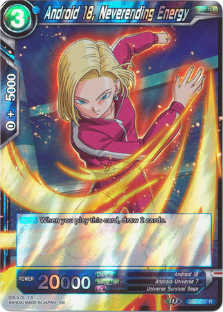Androide 18, Energía interminable (DB2-037) [Multiverso Divino] 