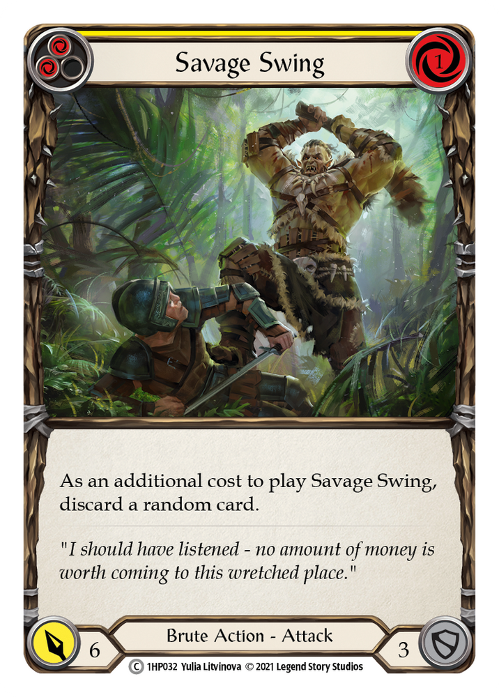 Savage Swing (Amarillo) [1HP032] (Paquete histórico 1) 