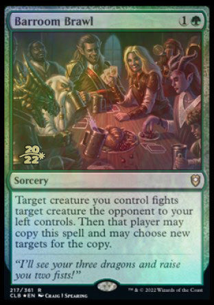 Barroom Brawl [Promociones de presentación de Commander Legends: Battle for Baldur's Gate] 