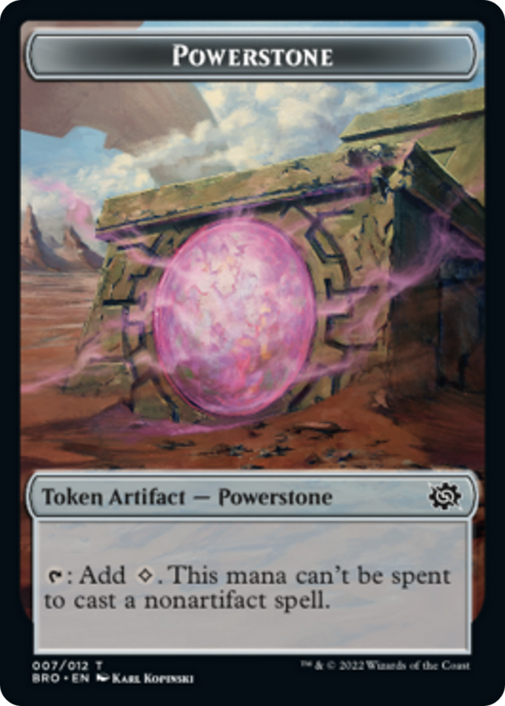 Ficha Powerstone [Fichas de guerra de los hermanos] 