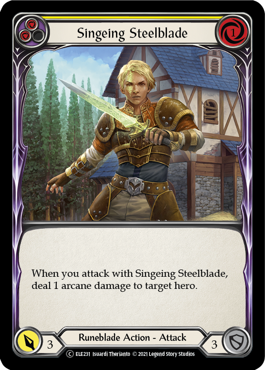 Singeing Steelblade (Amarillo) [U-ELE231] (Tales of Aria Unlimited) Ilimitado Normal 