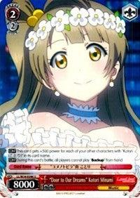 "Door to Our Dreams" Kotori Minami (LL/W34-E046 U) [Love Live! Vol. 2] - Blue Jay's Cauldron