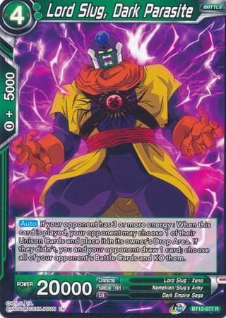 Lord Slug, Dark Parasite (BT12-077) [Rejuvenecimiento vicioso] 
