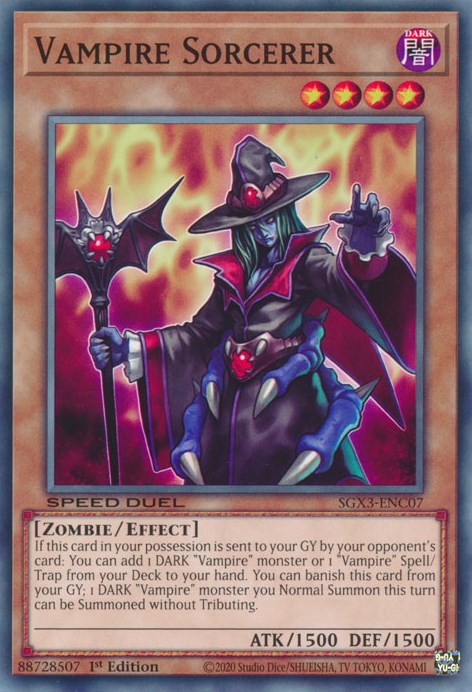 Vampire Sorcerer [SGX3-ENC07] Common