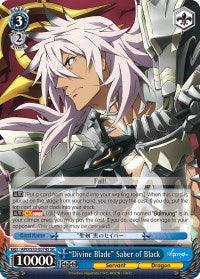 "Divine Blade" Saber of Black (APO/S53-E074S SR) [Fate/Apocrypha] - Blue Jay's Cauldron