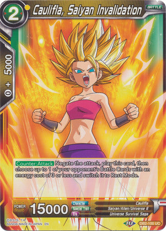 Caulifla, Invalidación Saiyan (DB2-100) [Multiverso Divino] 
