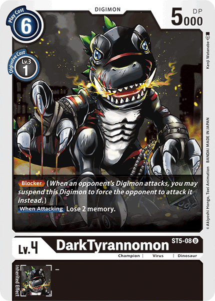 DarkTyrannomon [ST5-08] [Cubierta inicial: Machine Black] 