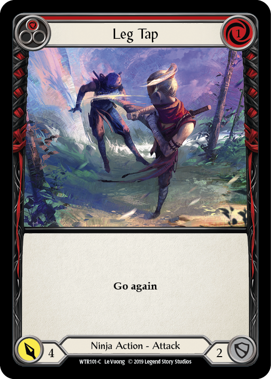 Golpe de pierna (rojo) [WTR101-C] (Bienvenido a Rathe) Alpha Print Normal 