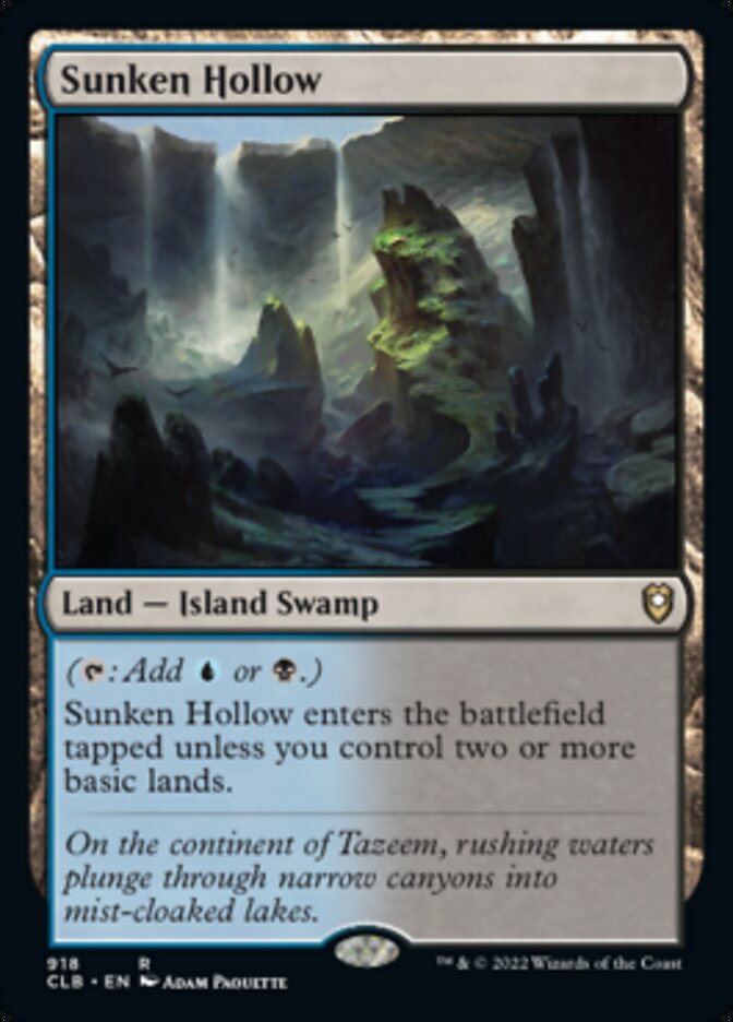 Hueco hundido [Commander Legends: Batalla por Baldur's Gate] 