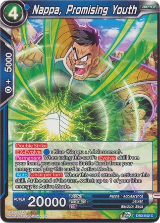 Nappa, juventud prometedora (DB3-042) [Fuerza gigante] 