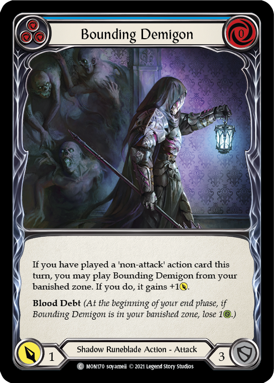 Demigon delimitador (azul) [MON170] (Monarca) 1.ª edición Normal 