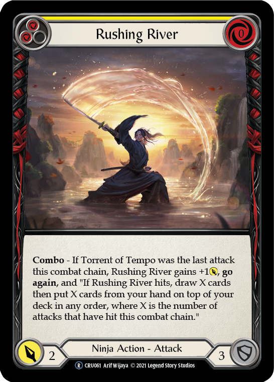 Rushing River (Amarillo) [U-CRU061] (Crucible of War Unlimited) Ilimitado Normal 