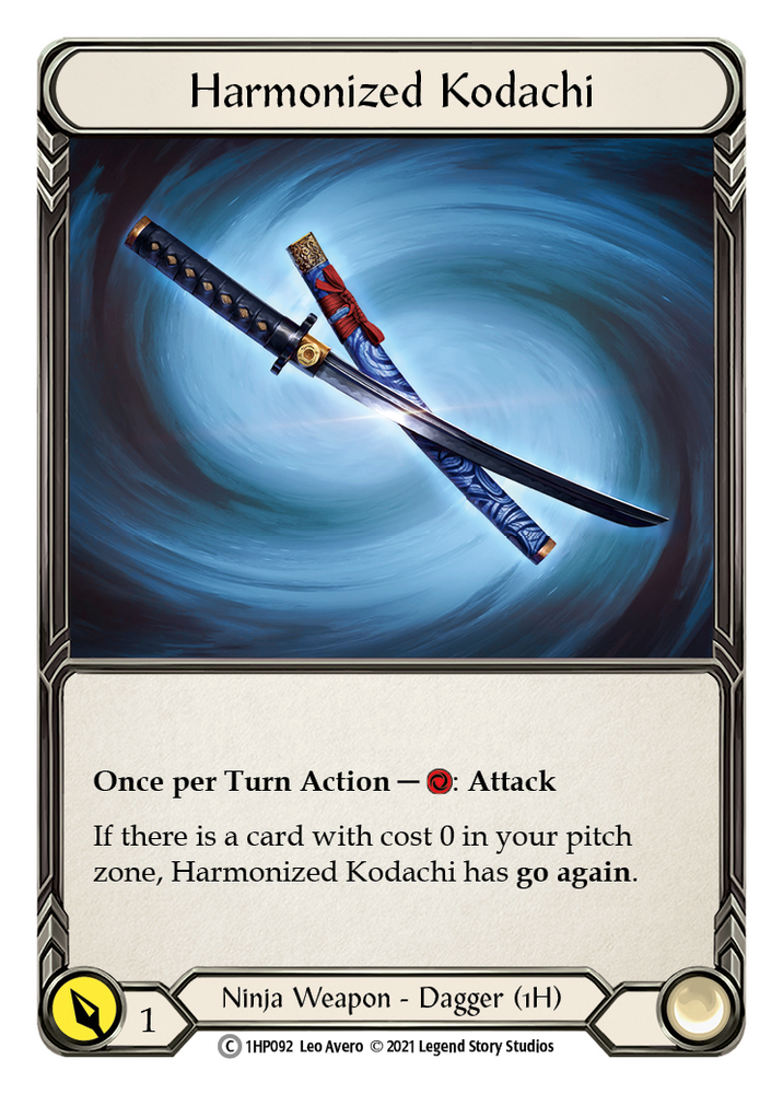 Kodachi armonizado (derecha) [1HP092] (Paquete histórico 1) 