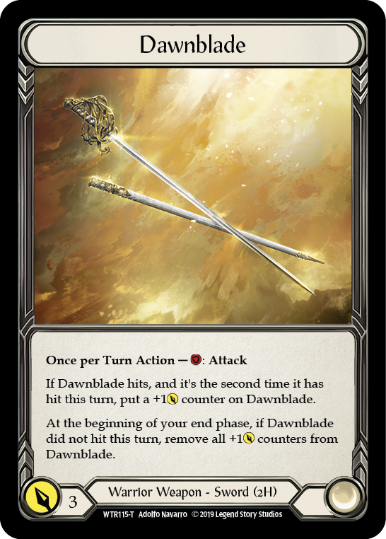 Dawnblade // Quicken [WTR115-T // WTR225-T] (Bienvenido a Rathe) Alpha Print Normal 