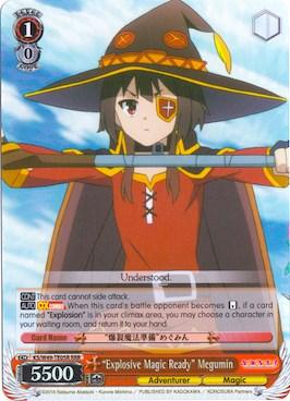 "Explosive Magic Ready" Megumin (KS/W49-TE05R RRR) [KonoSuba] - Blue Jay's Cauldron
