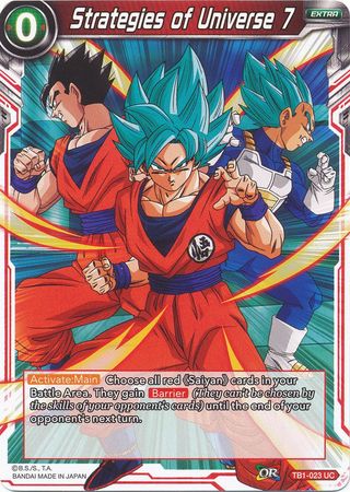 Estrategias del Universo 7 (TB1-023) [El Torneo del Poder] 
