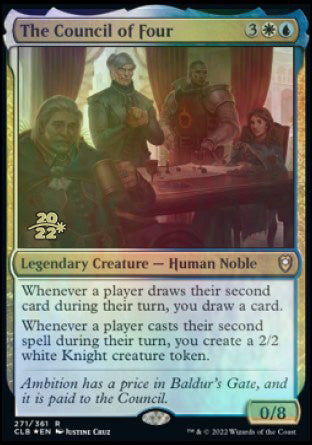 El Consejo de los Cuatro [Promociones de presentación de Commander Legends: Battle for Baldur's Gate] 