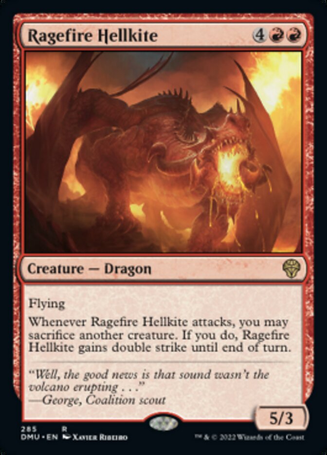 Hellkite de fuego furioso [Dominaria United] 