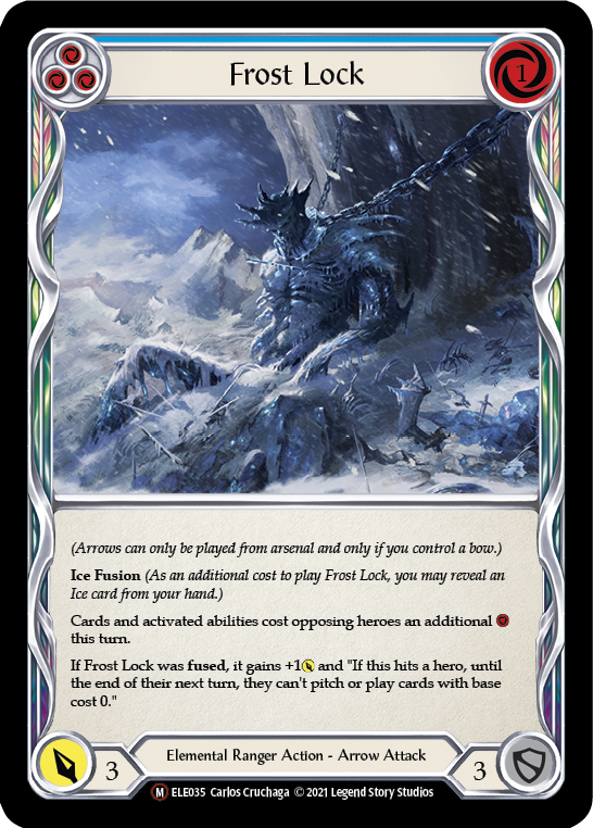 Frost Lock [U-ELE035] (Tales of Aria Unlimited) Lámina arcoíris ilimitada 