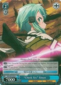 "Check Six" Sinon (SAO/SE23-E32 C) [Sword Art Online II] - Blue Jay's Cauldron