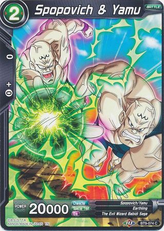 Spopovich y Yamu (BT9-074) [Embestida universal] 