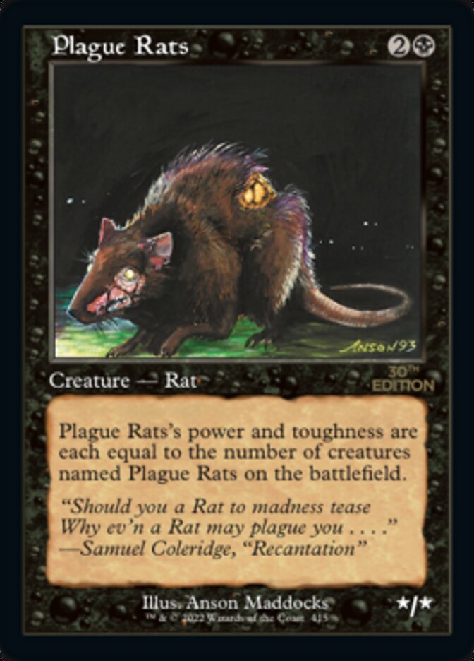 Plague Rats (Retro) [Edición del 30 aniversario] 
