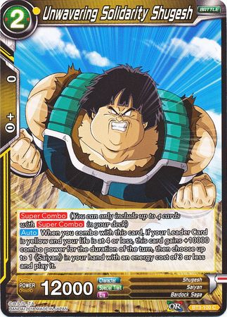 Shugesh de solidaridad inquebrantable (BT3-100) [Mundos cruzados] 
