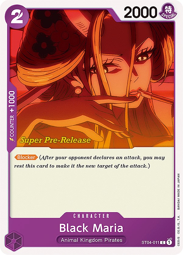 Black Maria [Súper mazo inicial de prelanzamiento: Animal Kingdom Pirates] 