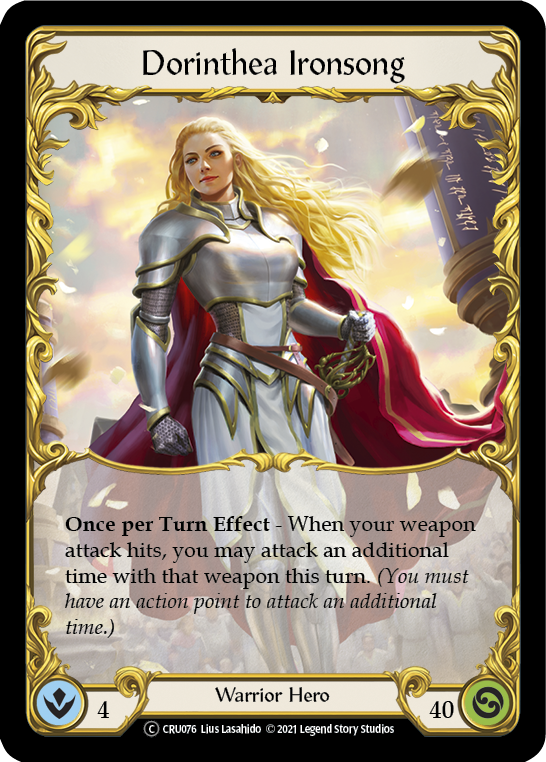 Dorinthea Ironsong [U-CRU076] (Crucible of War Unlimited) Ilimitado Normal 