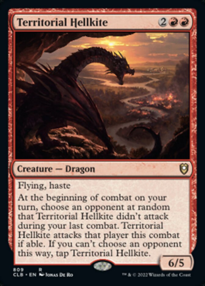 Hellkite territorial [Commander Legends: Batalla por Baldur's Gate] 