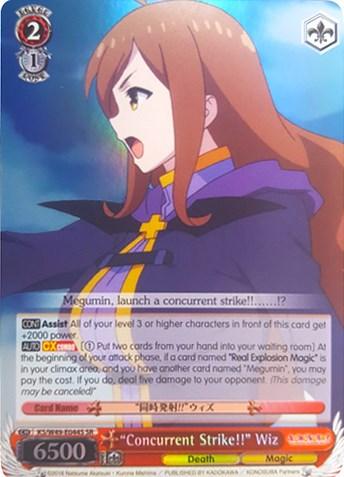 "Concurrent Strike!!" Wiz (KS/W49-E044S SR) [KonoSuba] - Blue Jay's Cauldron