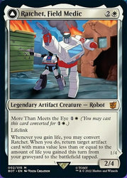 Ratchet, médico de campo // Ratchet, corredor de rescate [Transformers] 